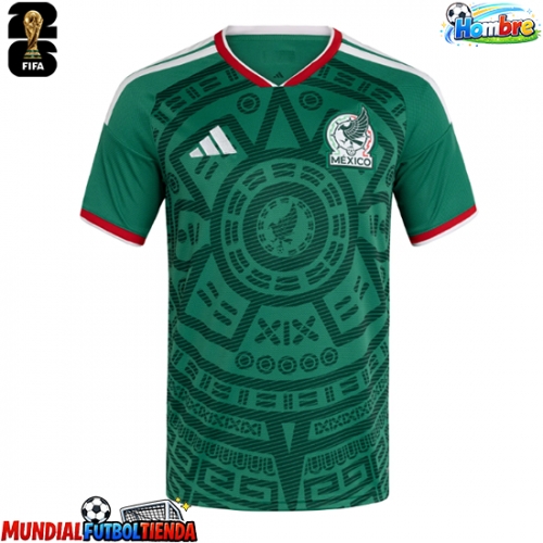 Camiseta México Primera Equipación Replica Mundial 2026 mangas cortas